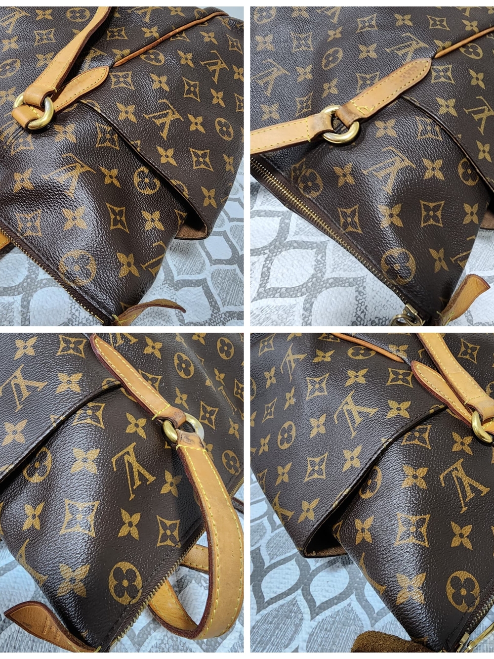 LOUIS VUITTON Totally GM Monogram Canvas Shoulder Bag Brown - Picture 12 of 16